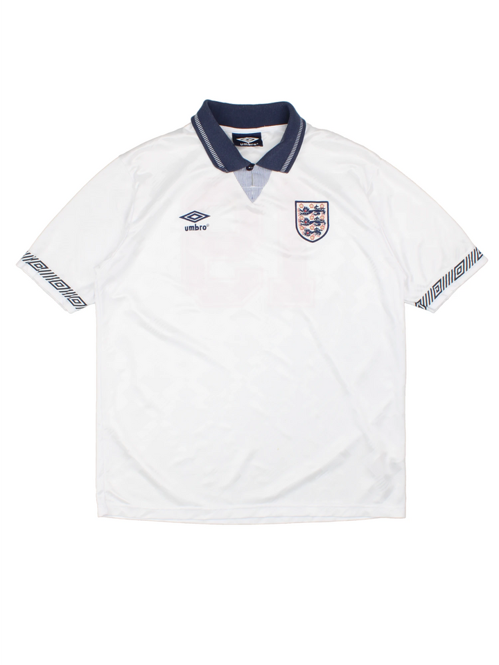 90-92 Umbro England Home Football Shirt (Size L)