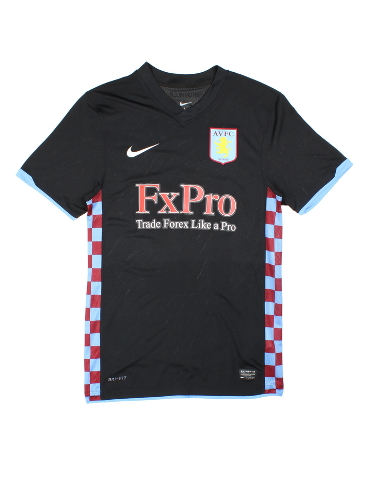 10-11 Nike Aston Villa F.C. Away Football Shirt (Size XS)