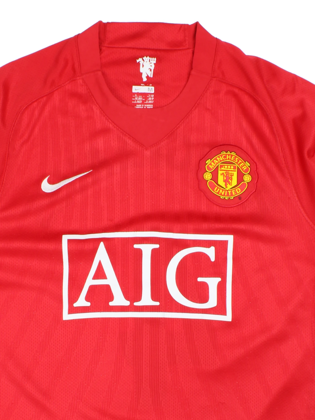 07-09 Nike Manchester United Home Football Shirt (Size S)
