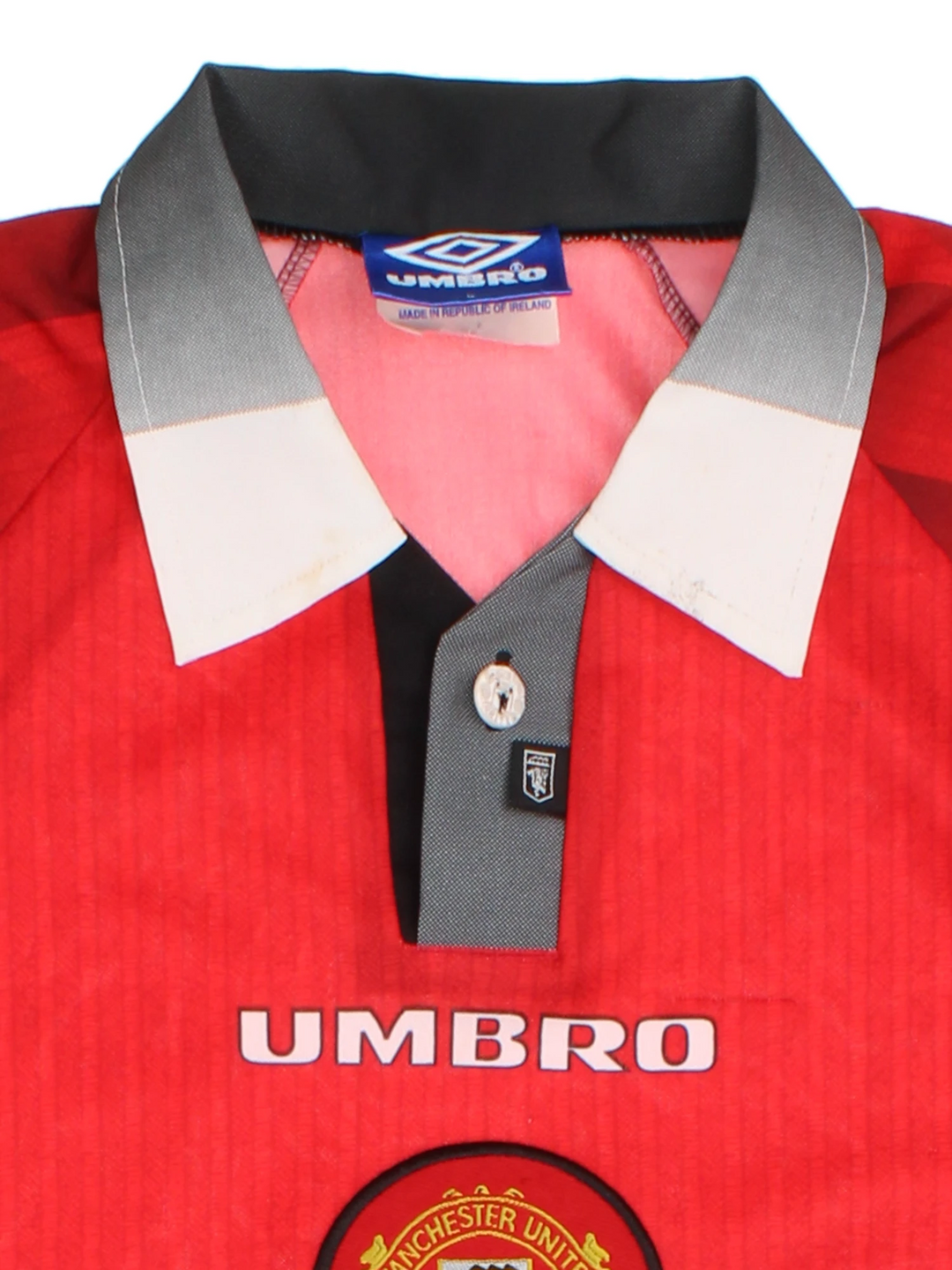 96-98 Umbro Manchester United Home Football Shirt (Size L)