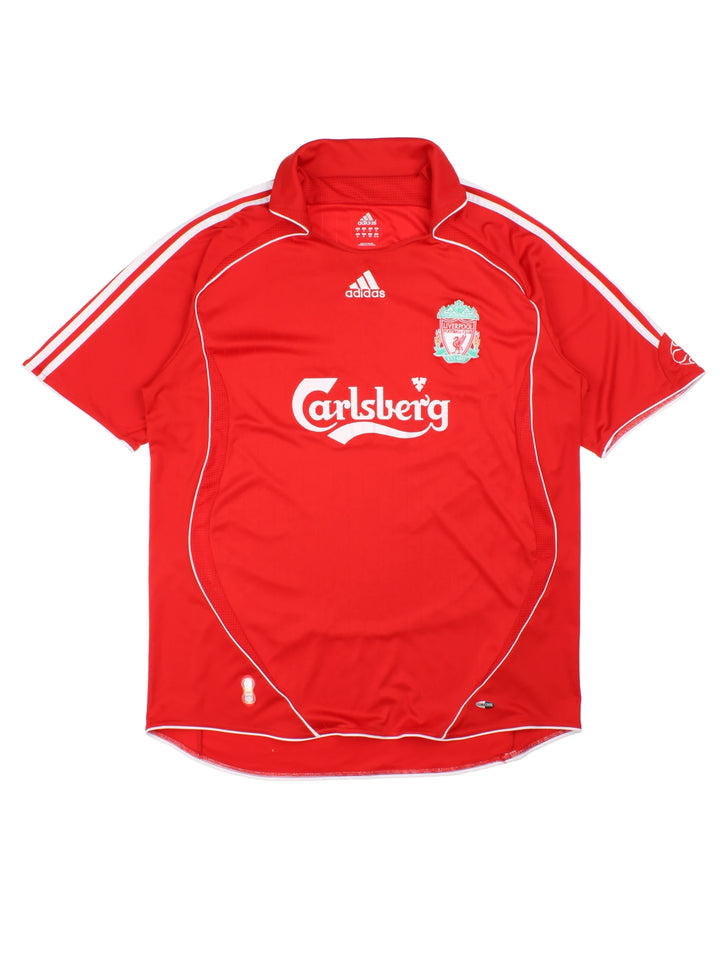 06-08 Adidas Liverpool F.C. Home Football Shirt (Size L)