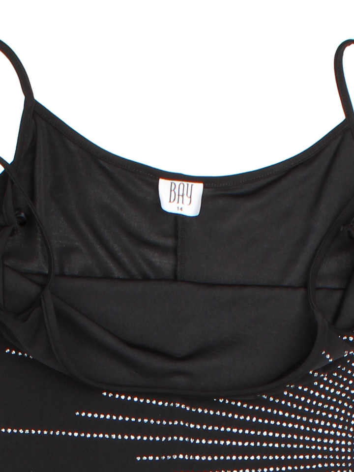 Y2K Glitter Midi Dress (Size S)