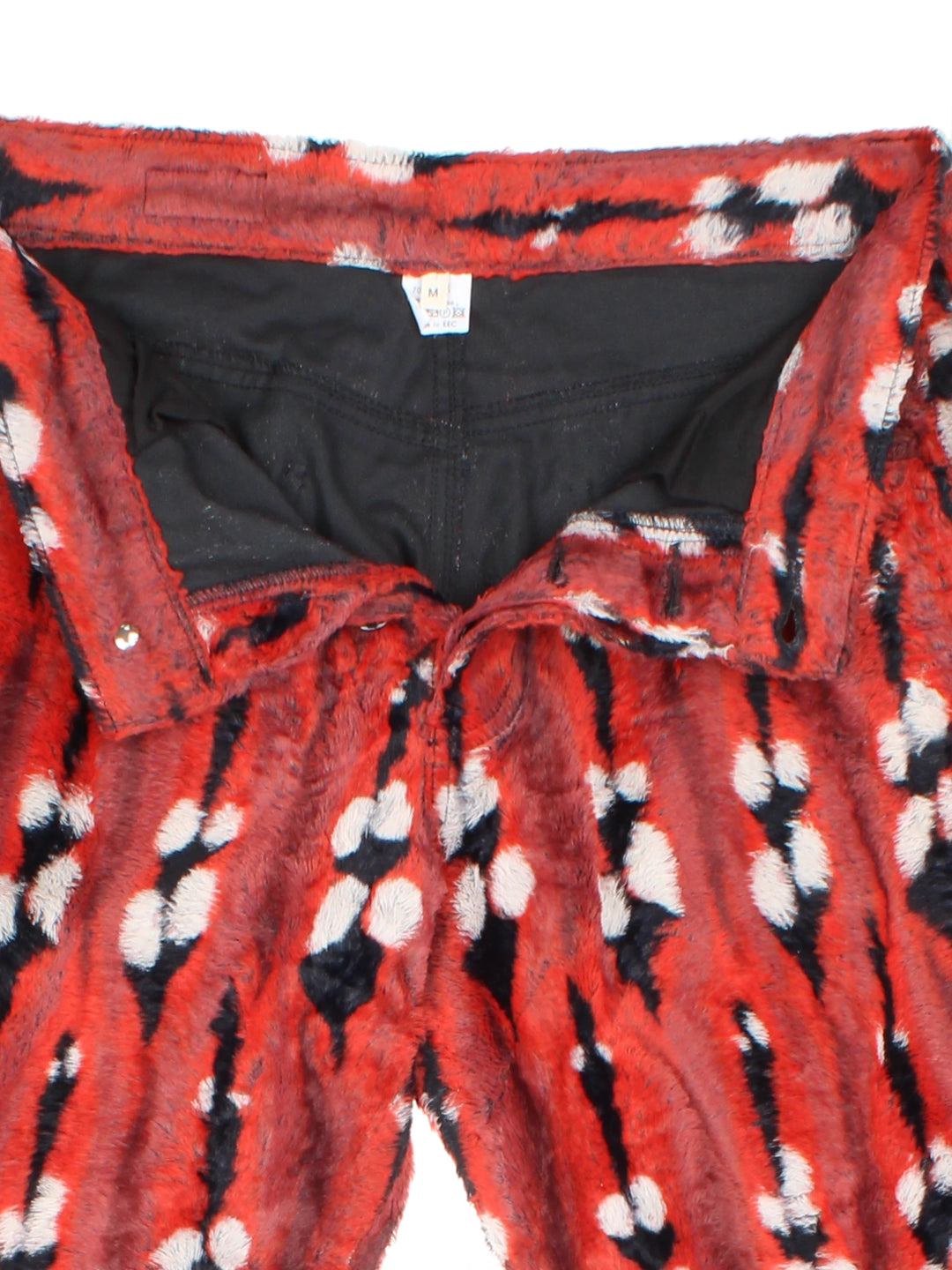 90's Faux Fur Trousers (Size M)