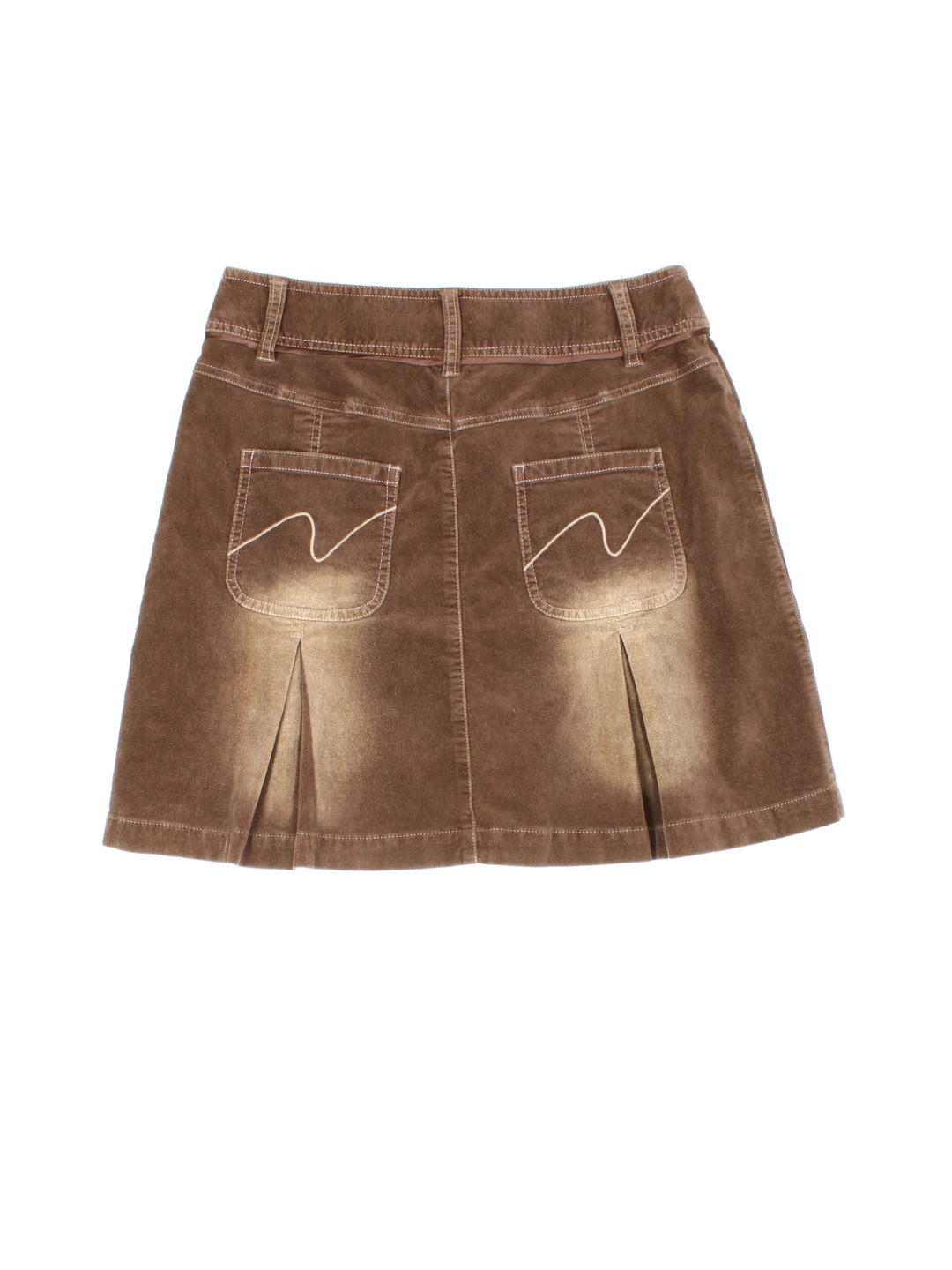Y2K Pleated Mini Skirt (Size M)