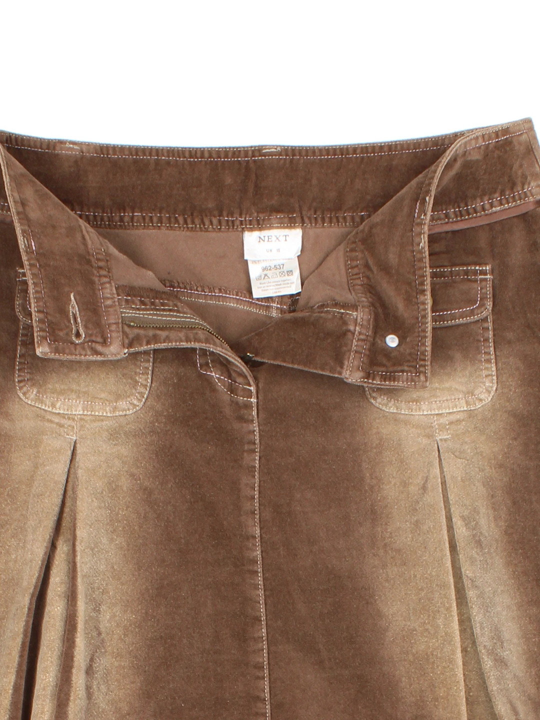 Y2K Pleated Mini Skirt (Size M)