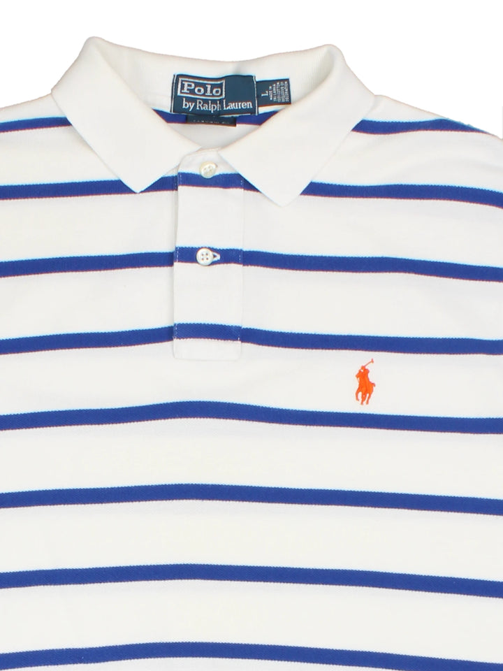 Ralph Lauren Stripe Polo Shirt (Size M)