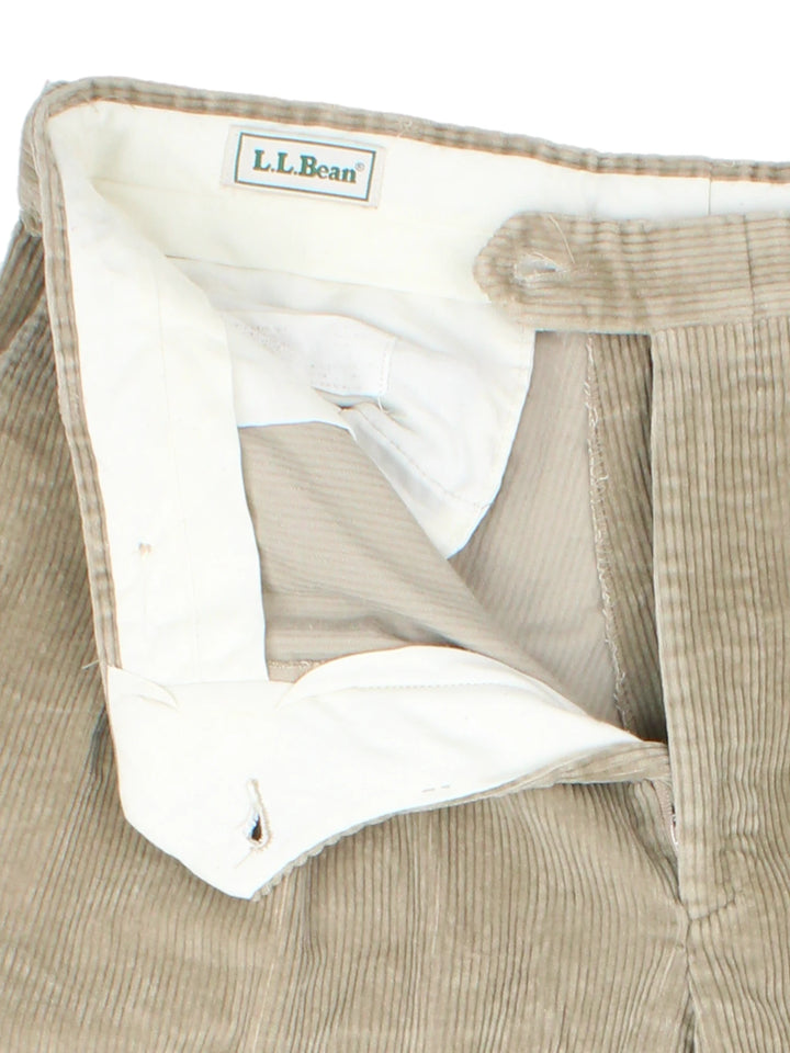 90's L.L Bean Corduroy Cropped Trousers (Size L)