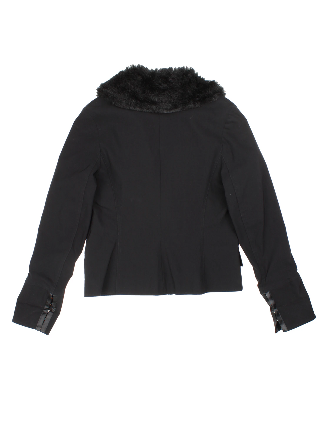 Y2K Faux Fur Blazer (Size XS)