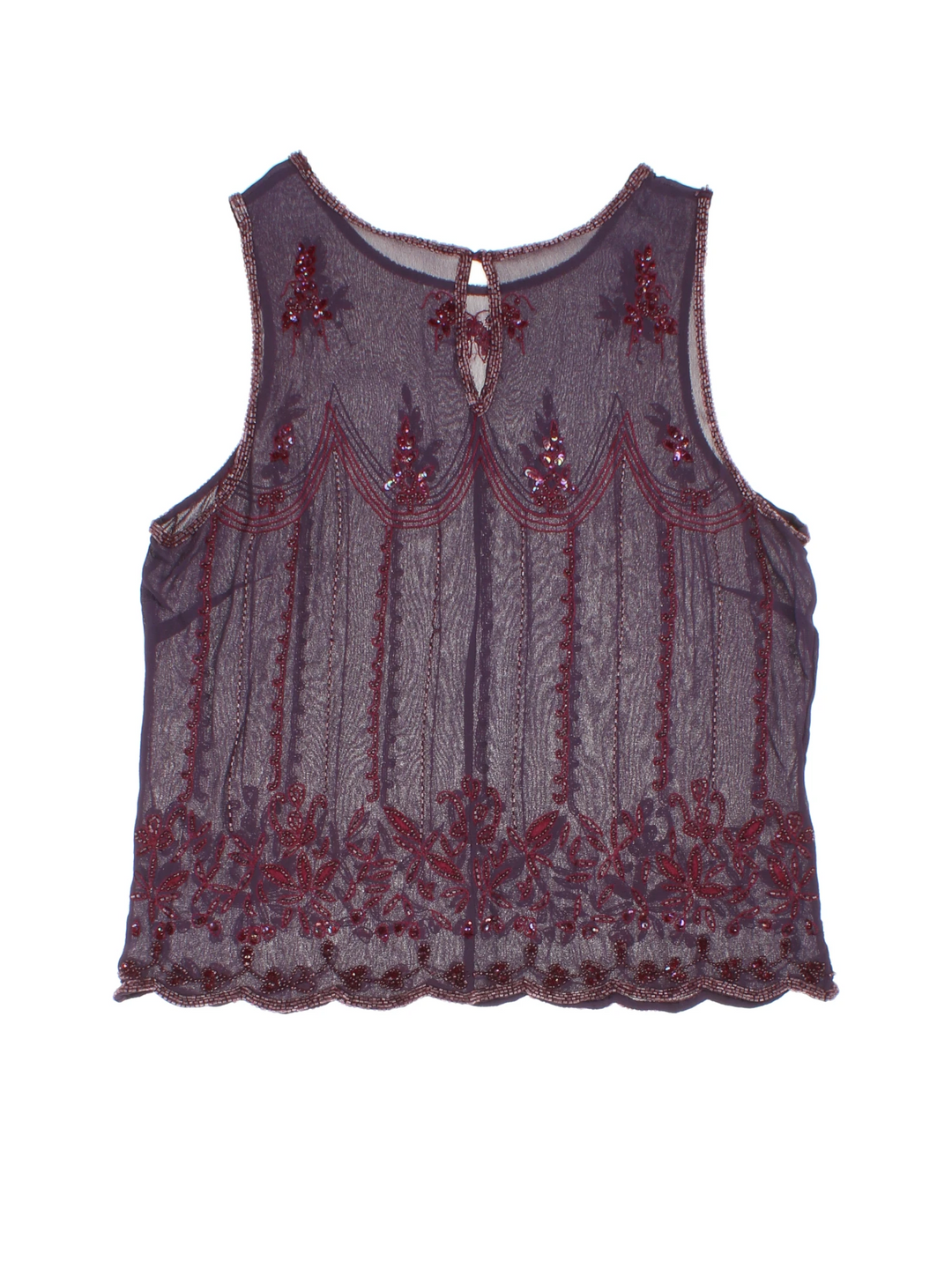 Vintage Sequin Top (Size XXS)