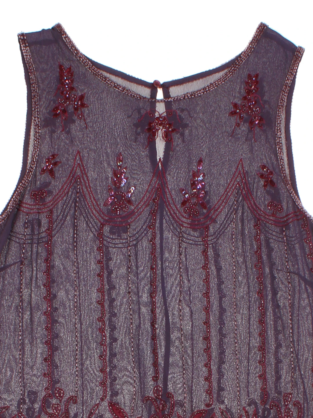 Vintage Sequin Top (Size XXS)