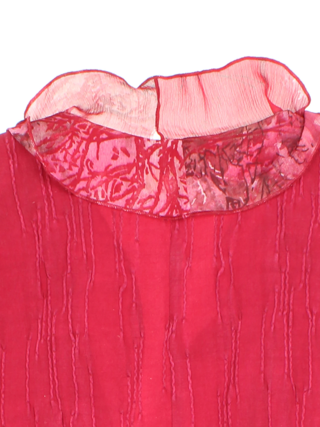 Y2K Sheer Tie Front (Size M)