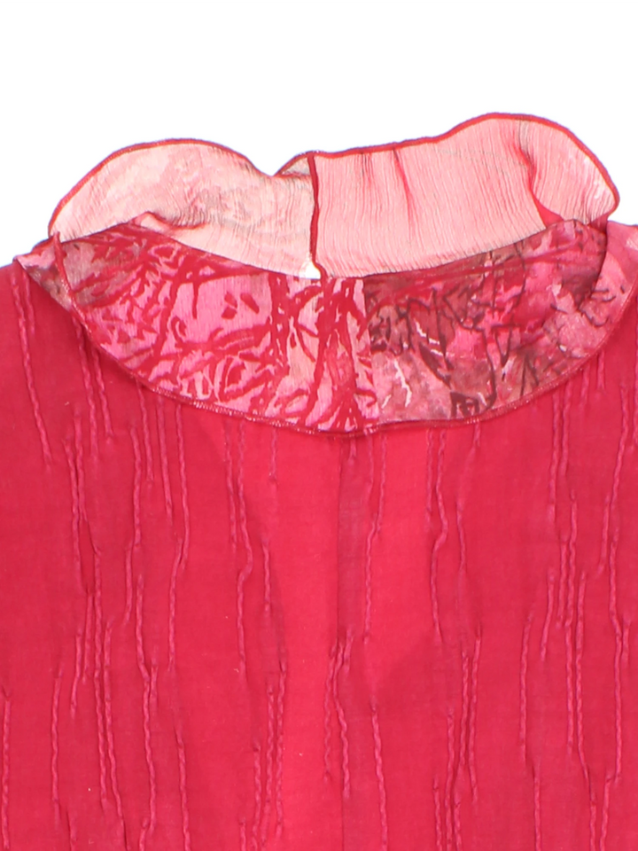 Y2K Sheer Tie Front (Size M)