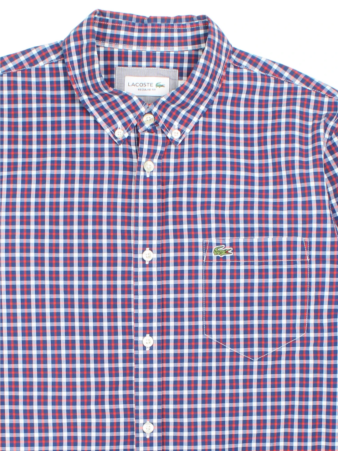 Lacoste Checked Shirt (Size L)