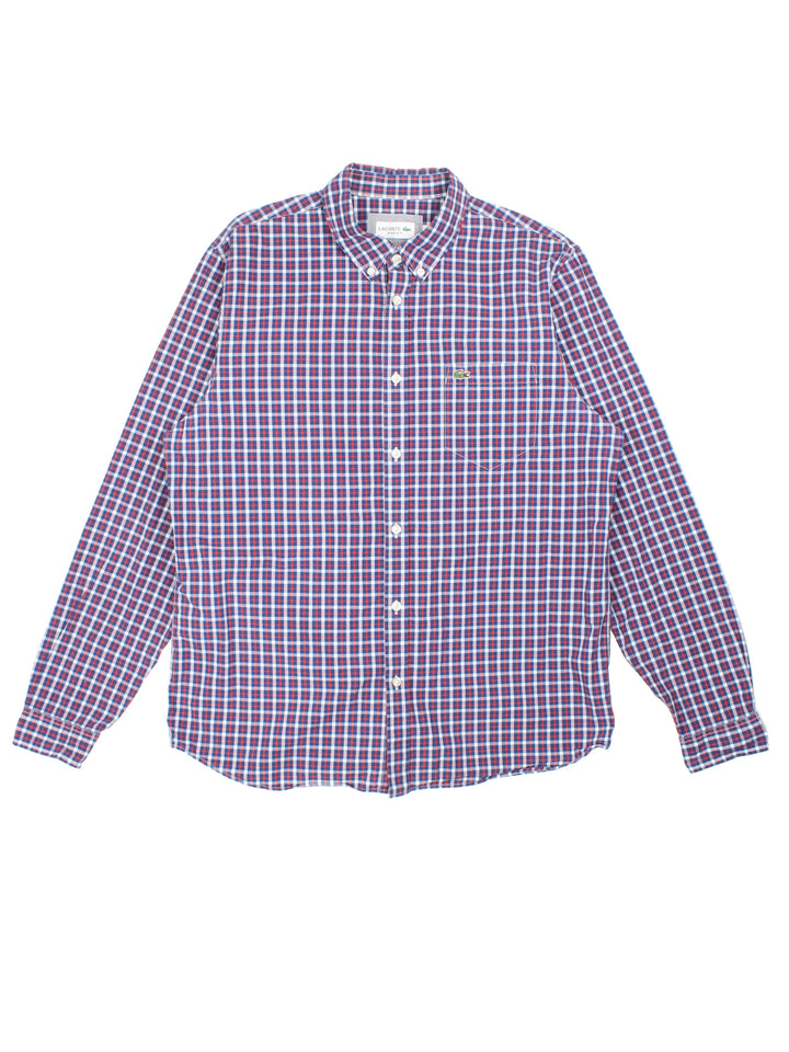 Lacoste Checked Shirt (Size L)