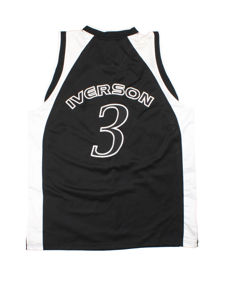 Reebok Iverson NBA Basketball Jersey (Size XL)