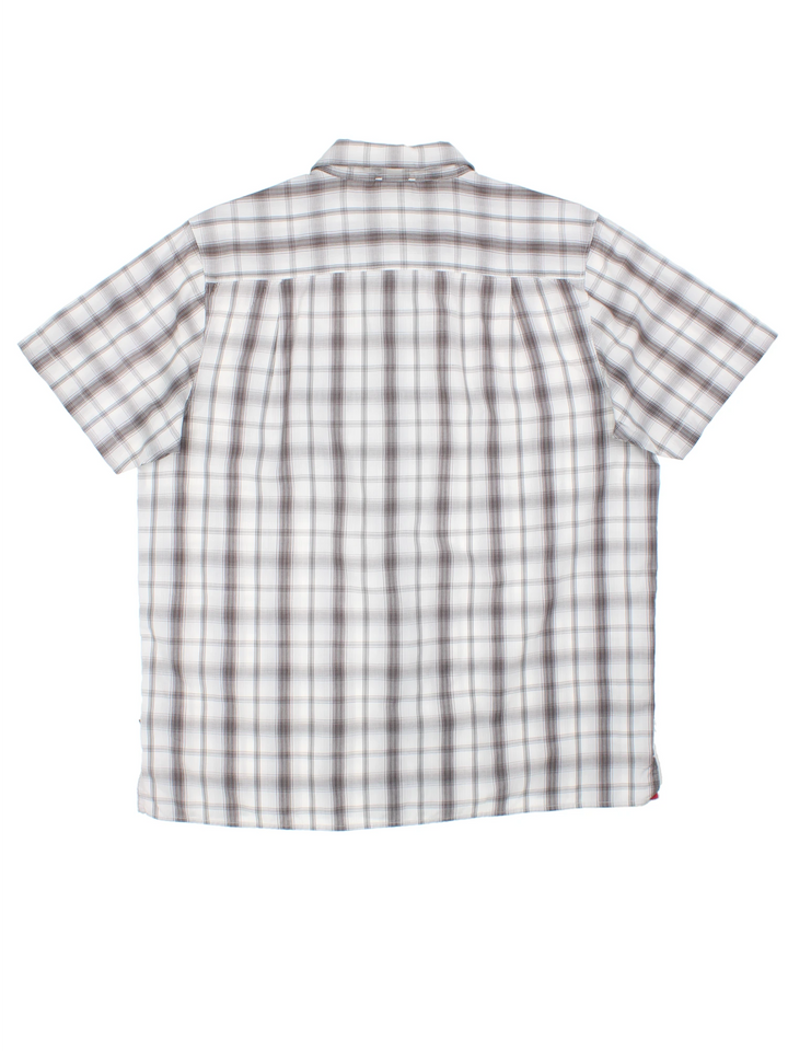 The North Face Plaid Short Sleeve Shirt (Size L)