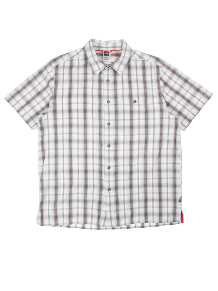 The North Face Plaid Short Sleeve Shirt (Size L)