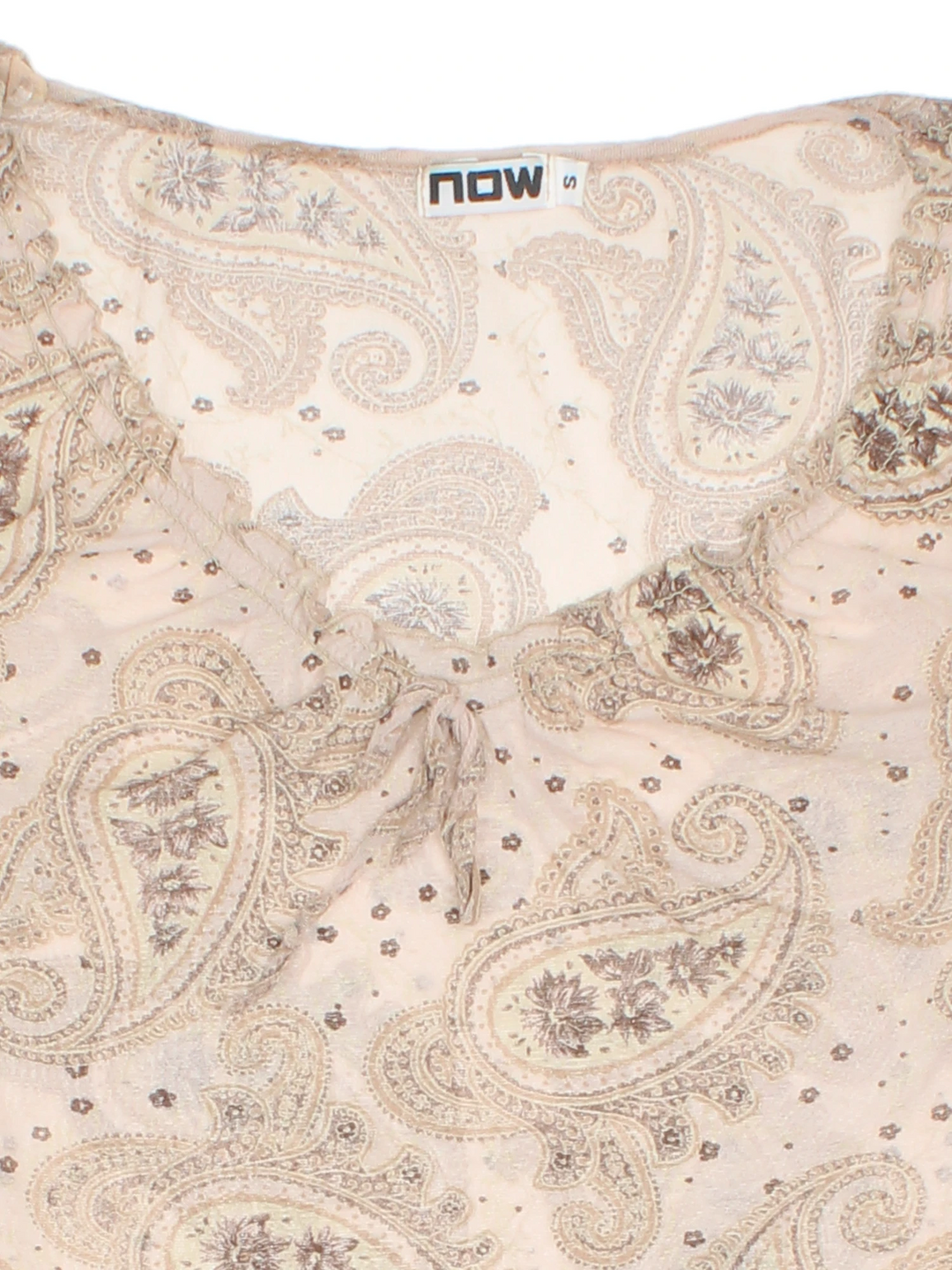 Y2K Paisley Top (Size S)