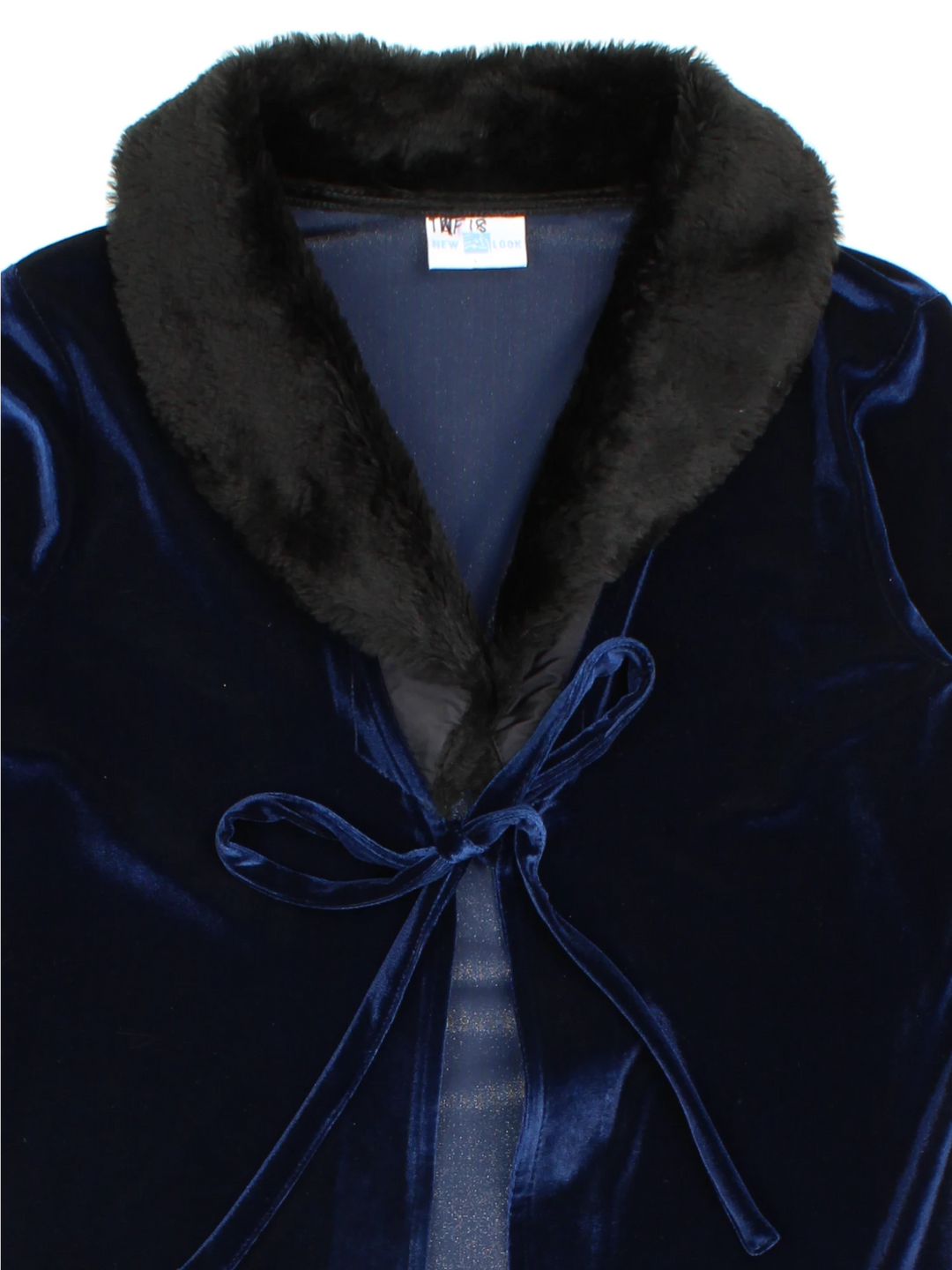 Y2K New Look Faux Fur Top (Size M)