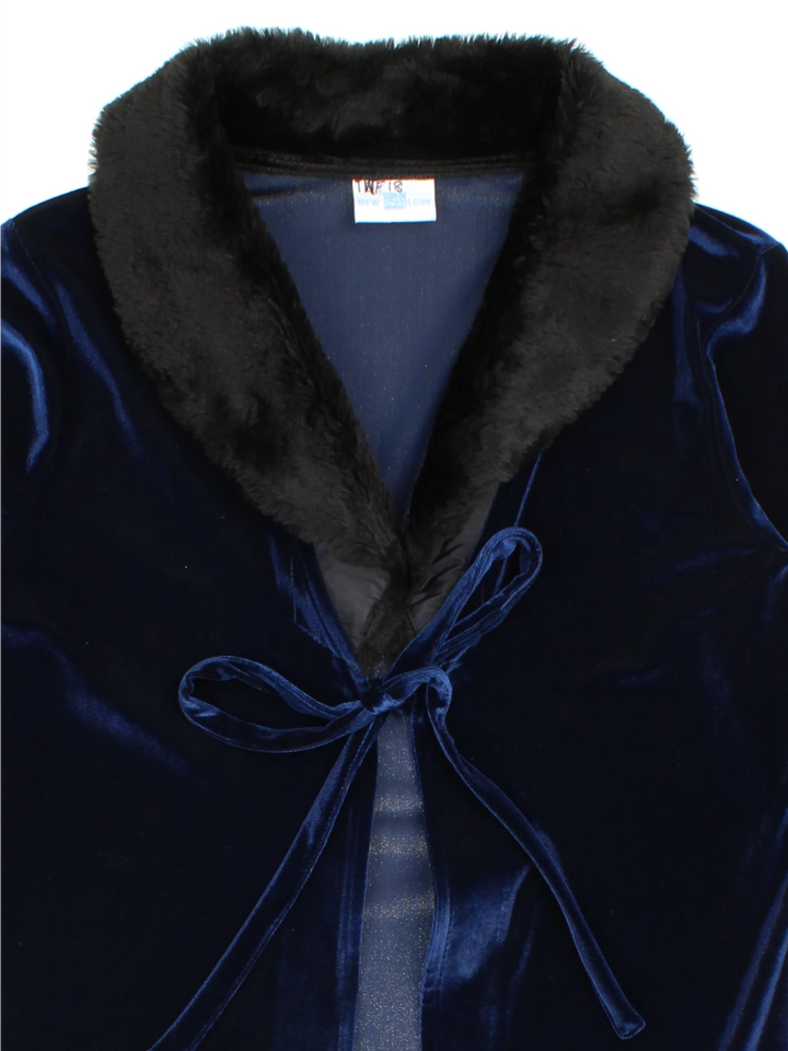 Y2K New Look Faux Fur Top (Size M)