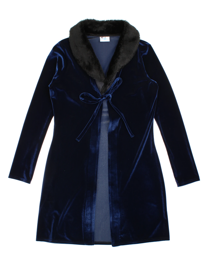 Y2K New Look Faux Fur Top (Size M)