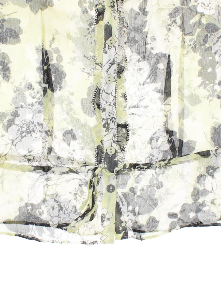 Monsoon Sheer Floral Blouse (Size L)