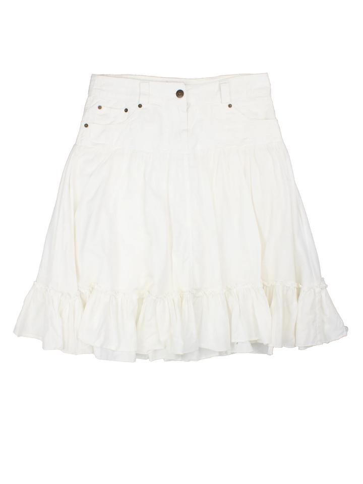 Y2K Morgan Ruffle Skirt (Size L)
