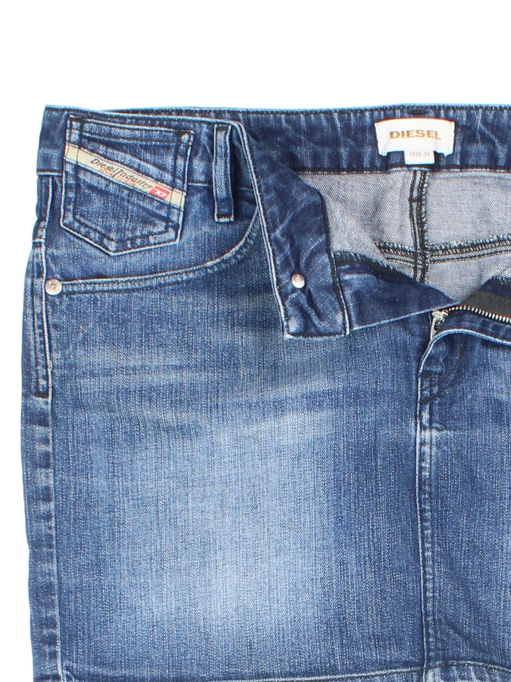 Y2K Diesel Mini Skirt (Size L)