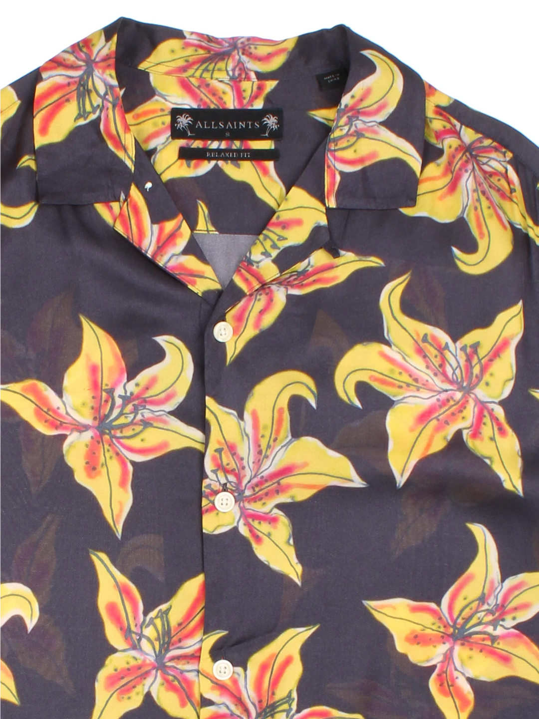 Vintage All Saints Sheer Hawaiian Shirt (Size S)