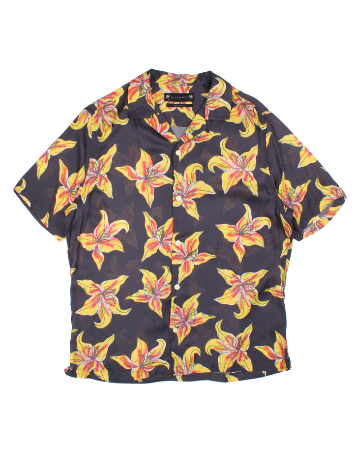 Vintage All Saints Sheer Hawaiian Shirt (Size S)