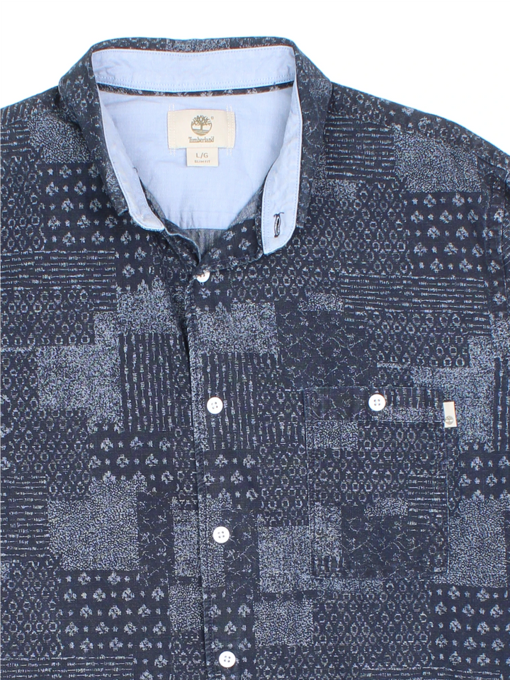 Timberland Patchwork Pattern Shirt (Size L)