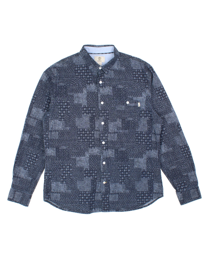 Timberland Patchwork Pattern Shirt (Size L)