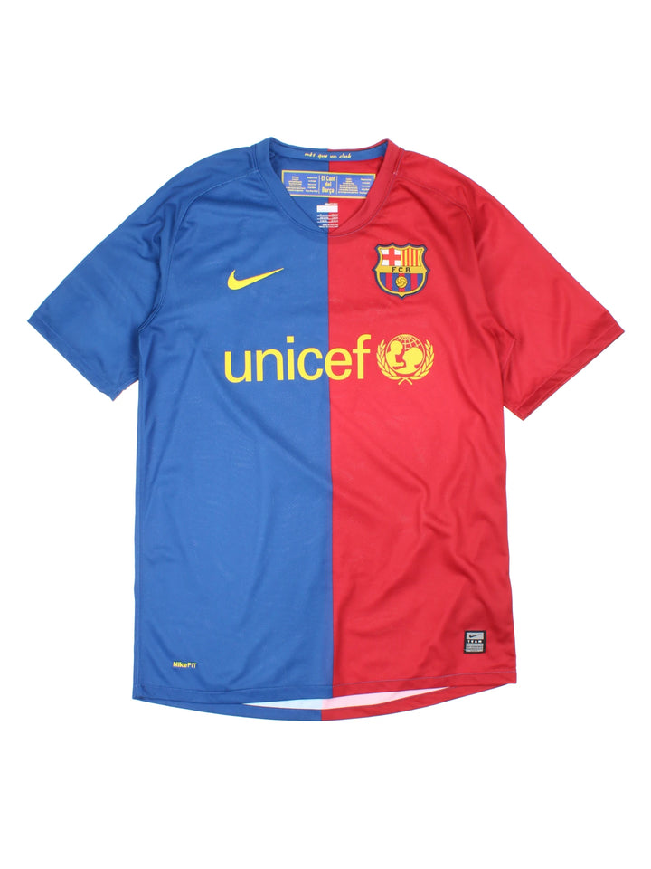 Barcelona 2008-09 Nike Home Football Shirt (Size S)