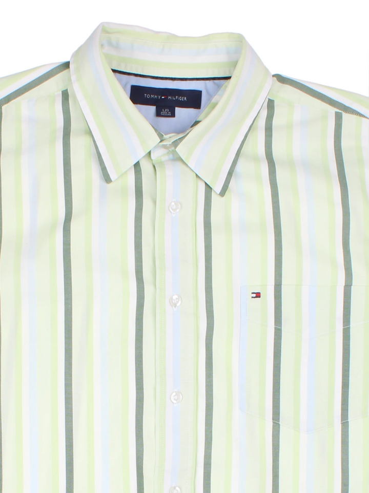 Tommy Hilfiger Striped Shirt (Size L)