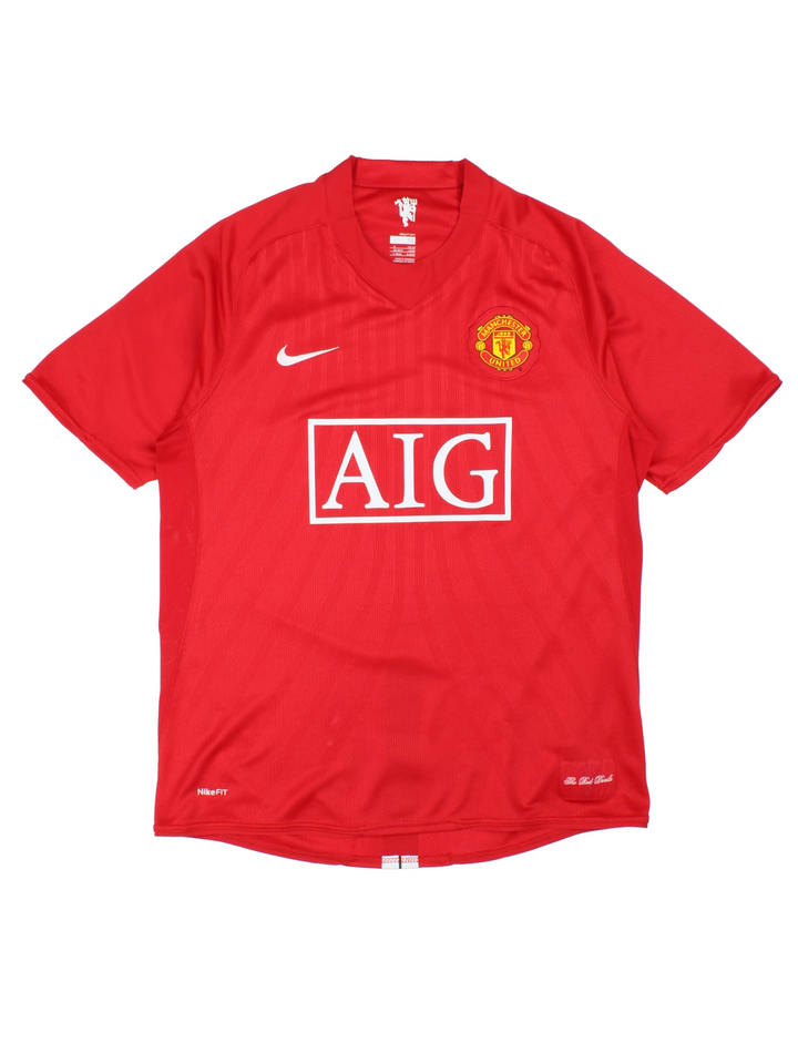 Manchester United 2007-2009 Nike Home Football Shirt (Size M)