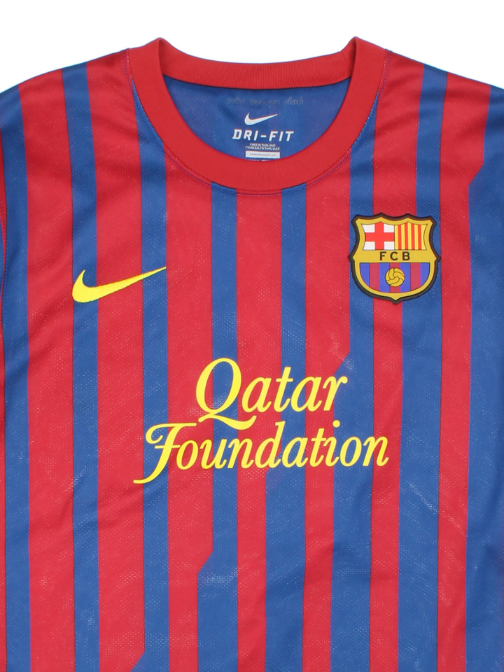 Barcelona 2011-12 Nike Home Football Shirt (Size M)