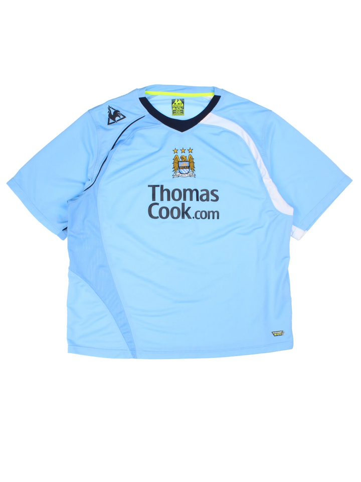 Manchester City 2008-09 Le Coq Sportif Home Football Shirt (Size XXL)
