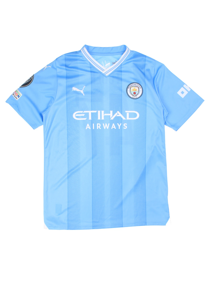 Manchester City 2023-24 Foden #47 Home Football Shirt (Size L)