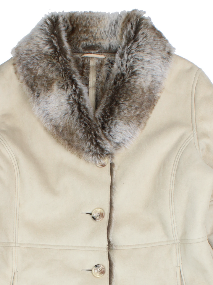 Vintage Faux Fur Afghan Coat (Size L)