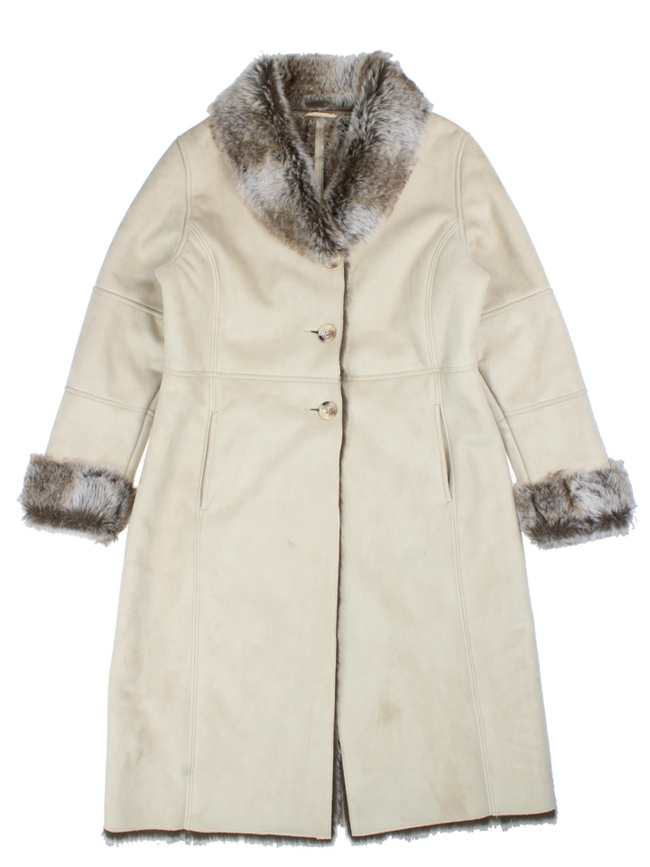 Vintage Faux Fur Afghan Coat (Size L)