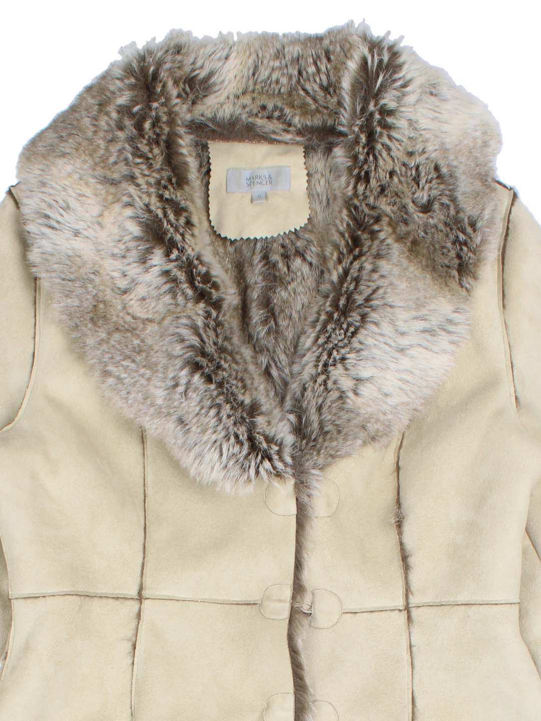 Vintage Faux Fur Afghan Coat (Size M)