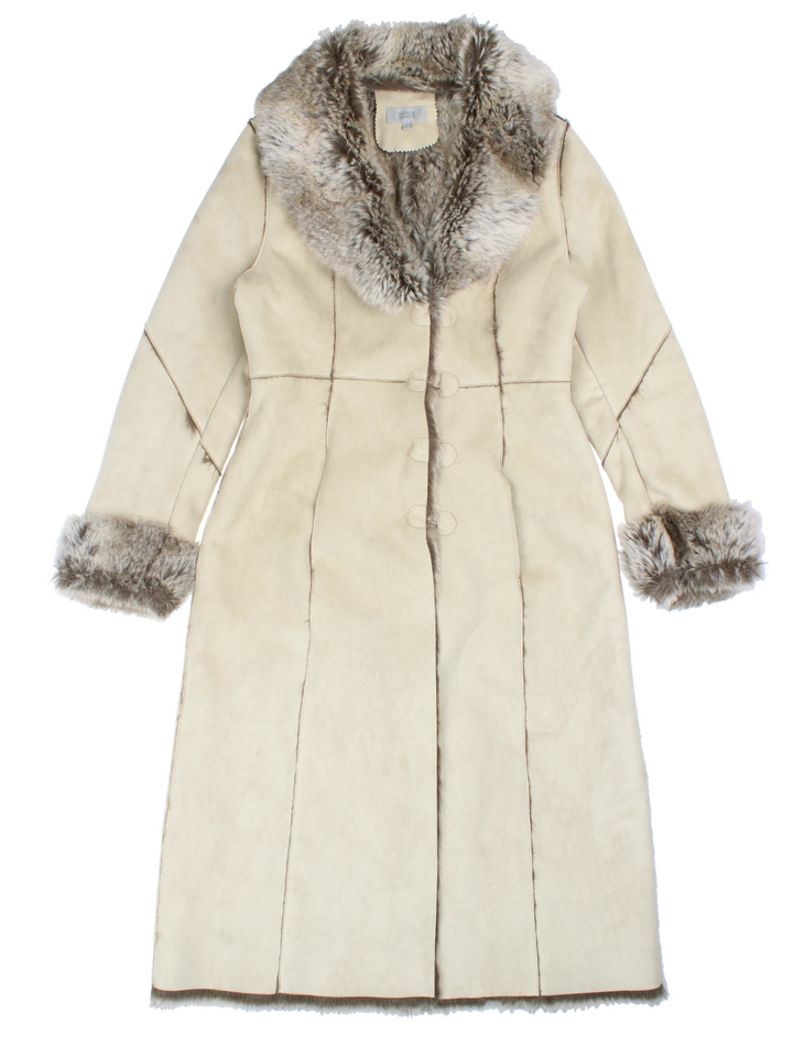 Vintage Faux Fur Afghan Coat (Size M)