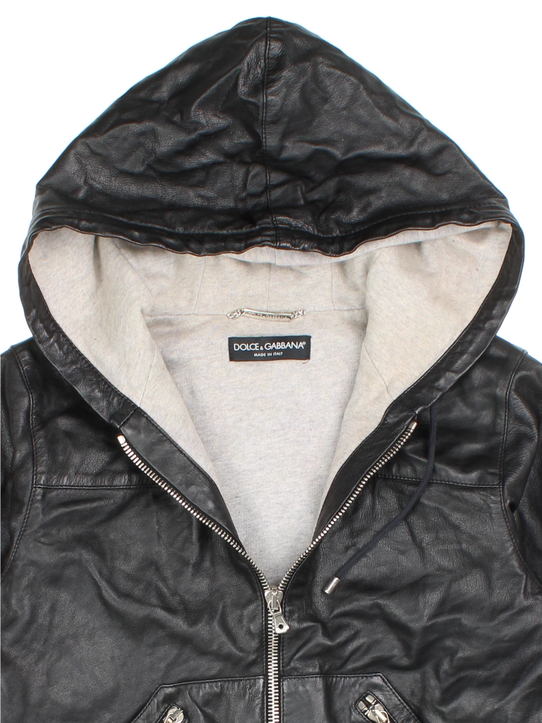 Dolce & Gabana Leather Jacket (Size S)