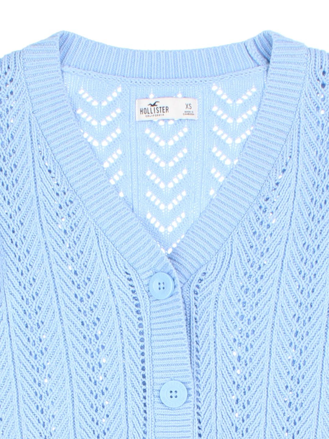 Y2K Hollister Cropped Cardigan (Size XS)