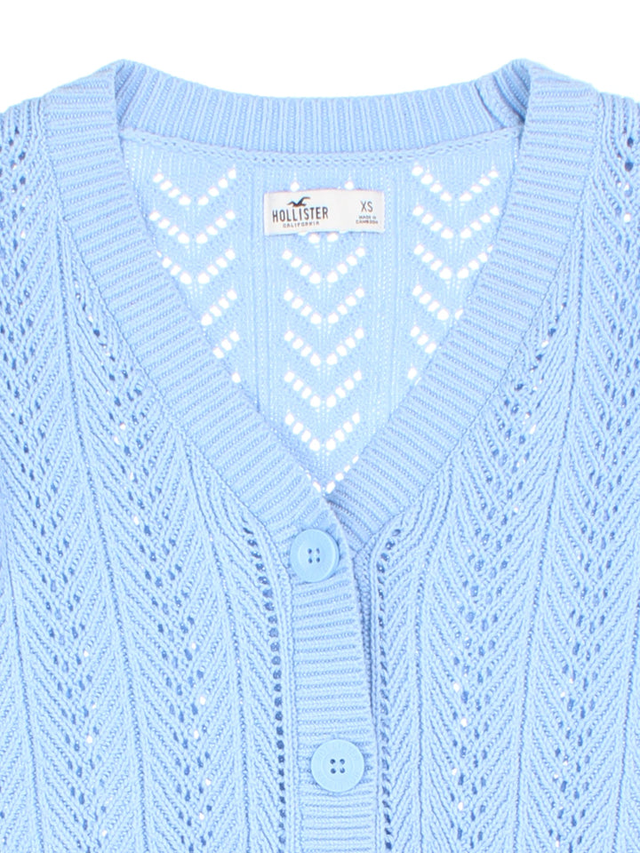 Y2K Hollister Cropped Cardigan (Size XS)