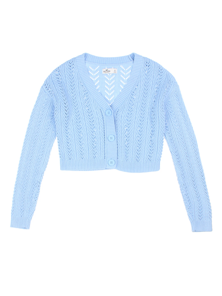 Y2K Hollister Cropped Cardigan (Size XS)