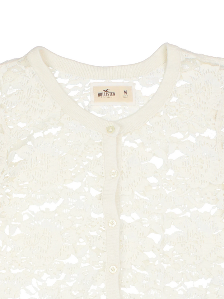 Y2K Hollister Lace Cardigan (Size M)