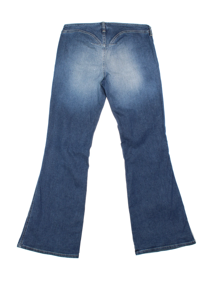 Y2K Diesel Flared Jeans (Size L)