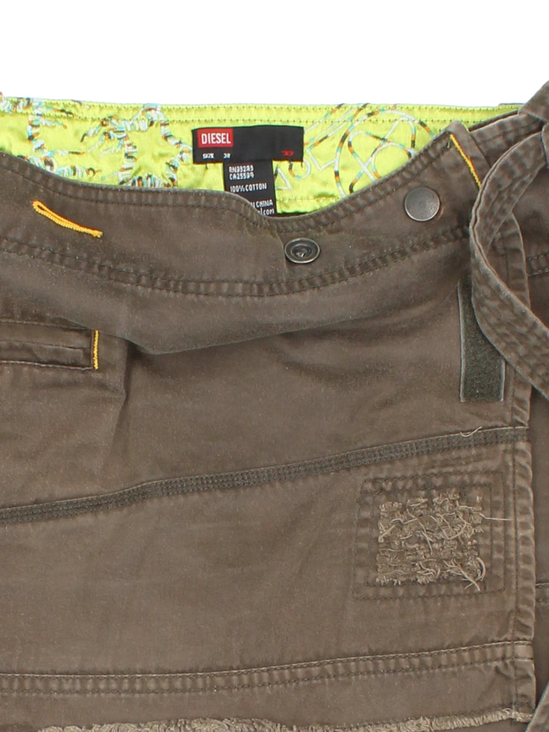 Y2K Diesel Mini Wrap Skirt (Size XXL)