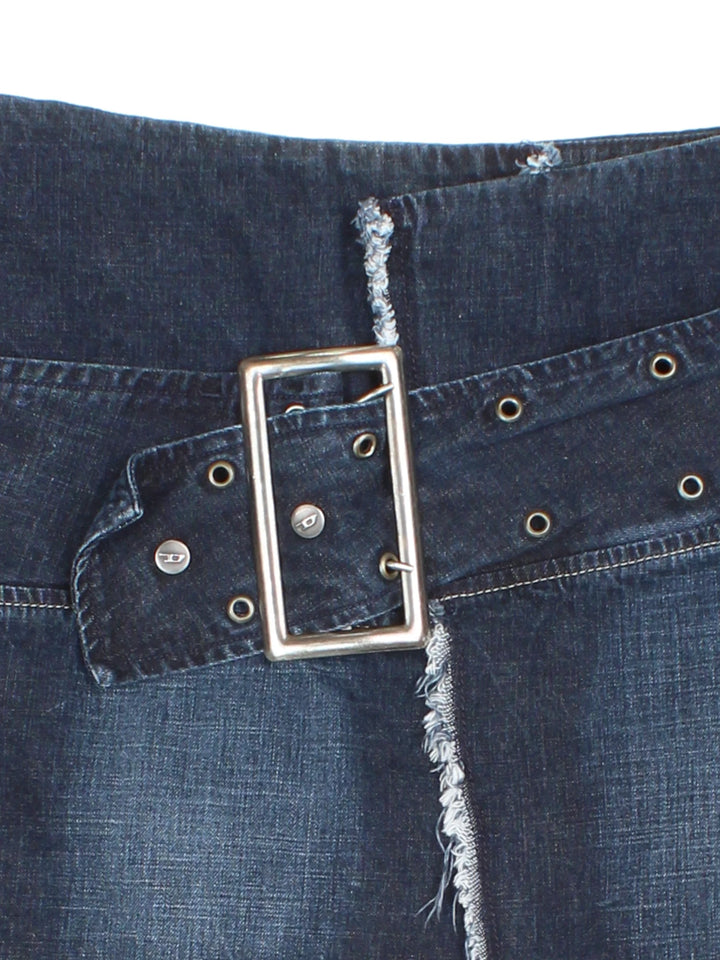 Y2K Diesel Mini Skirt (Size XL)